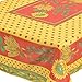 Tournesol Red/Yellow French Provencal Tablecloth - 59x94