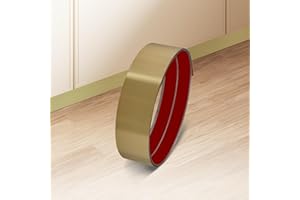 Soengsau Stainless Steel Kick Plate, Anti-Scratch Base Cover Kickplate, Peel and Stick Baseboard Molding Trim for Wall, Entrance Door, Kitchen Cupboard, Dishwasher Toe (118"L x 3.15"W, Brushed Gold)