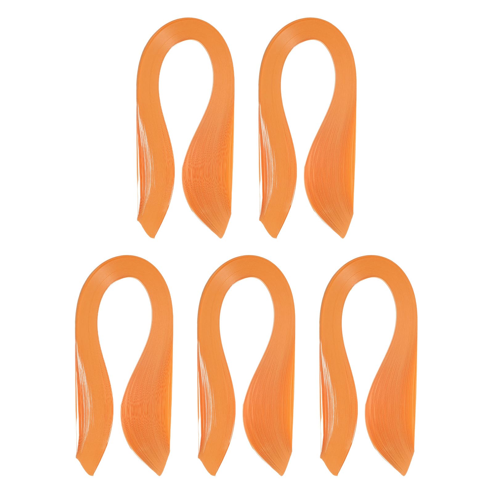 PATIKIL 600pcs Quilling Strips Paper 1/8"(3mm) 39cm Origami Paper Quilling Strip for Art DIY Hand Craft Christmas, Orange