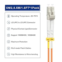 FLYPROFiber- 0.5M OM2 LC to LC Fiber Patch