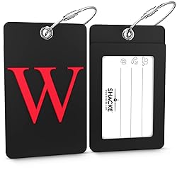 Luggage Tag Initial - Fully Bendable Tag
