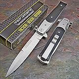 TAC Force Black Wood Tactical Pocket Knife NEW