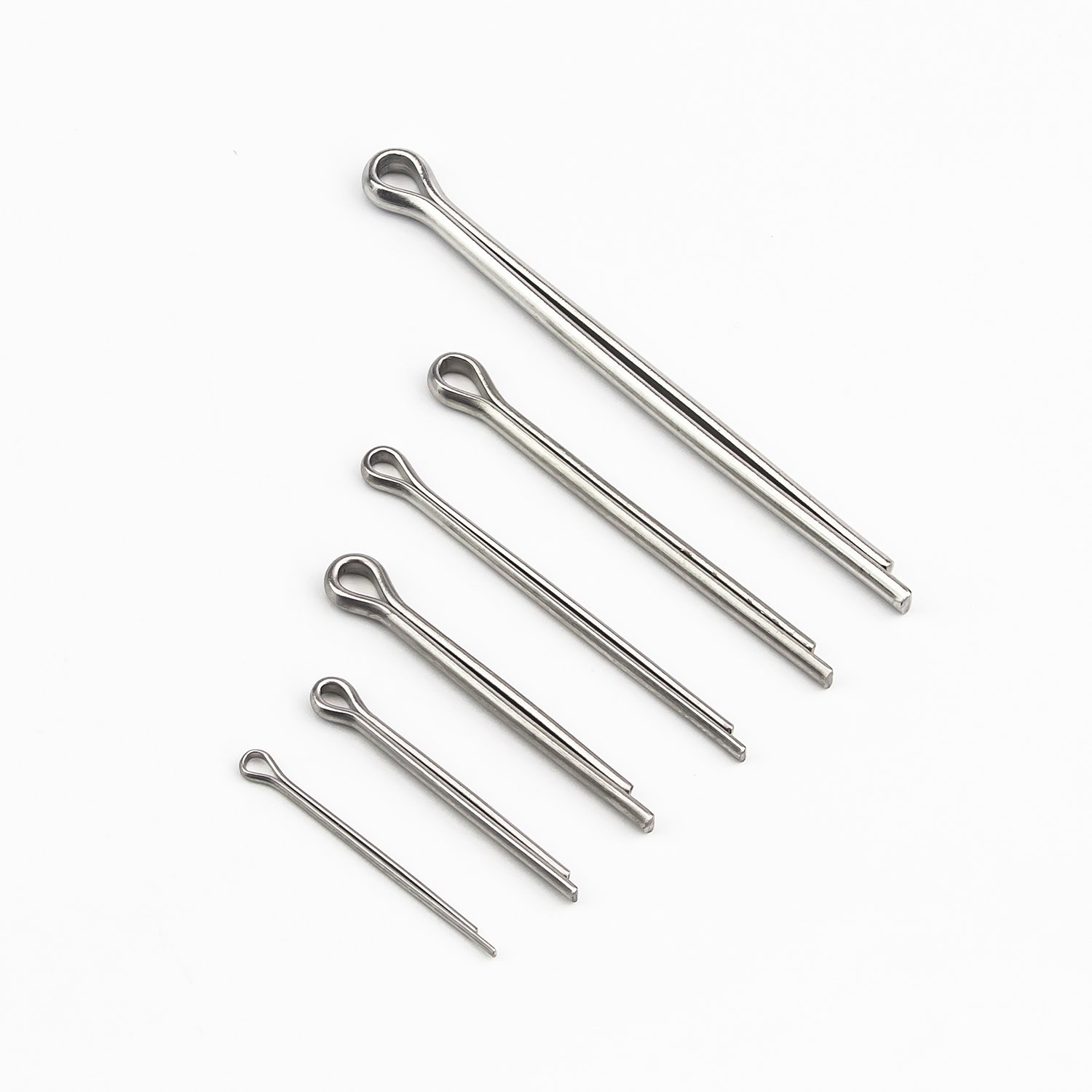 Sutemribor 100PCS Cotter Pin Clip Key Fastener Fitting Assortment Kit