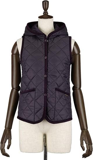 Amazon Lavenham ラベンハム レディース フード付き キルティングベスト Westerfield Ladies Lavenster 8a パープル 38 パープル C80 ベスト 通販