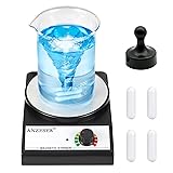 ANZESER Magnetic Stirrer with 4PCS Stir Bars Set