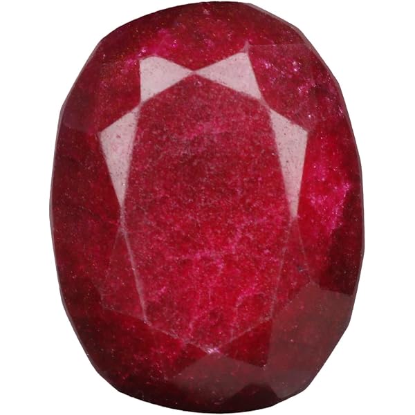 Amazon.com: GEMHUB 天然紅寶石2028.5 克拉橢圓形SI1 淨度巨大級紅寶石