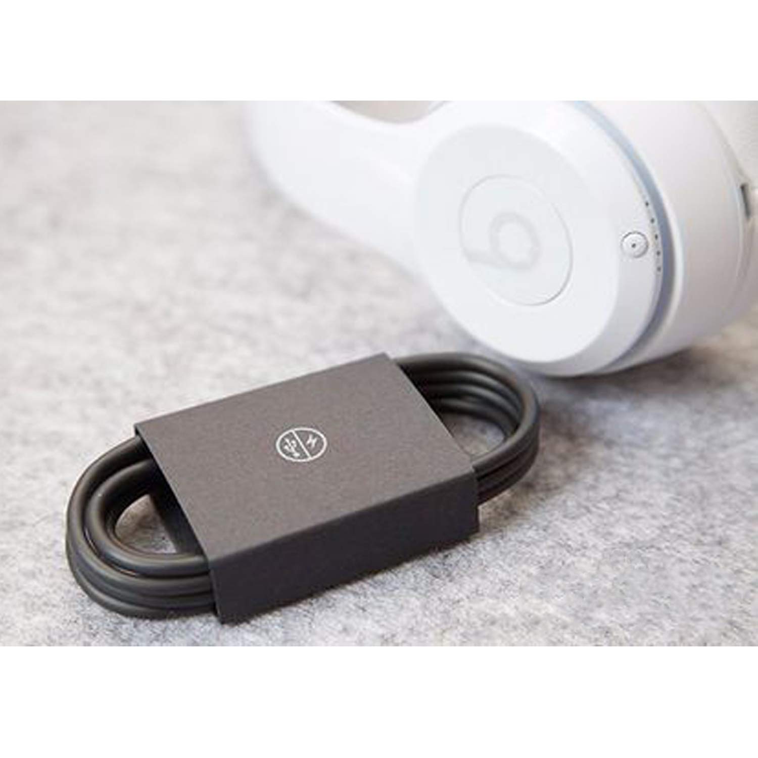 Replacement Audio Cable Cord Wire with in-line Microphone and Control Compatible with Beats by Dr Dre Headphones Solo, Studio, Pro, Detox, Wireless, Mixr, Executive, Pill (Black): Industrial & Scientific