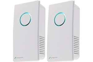 GermGuardian Pluggable UV-C Sanitizer, Deodorizer, Reduces Germs, Freshens Air and Reduces Odors from Pets, Smoke, Cooking and Laundry, 2-Pack, White, GG1100W2PK
