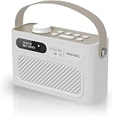 Roxel RDR-40 DAB/DAB+ Portable Radio with Bluetooth Dual Alarm White/Cappuccino view 6