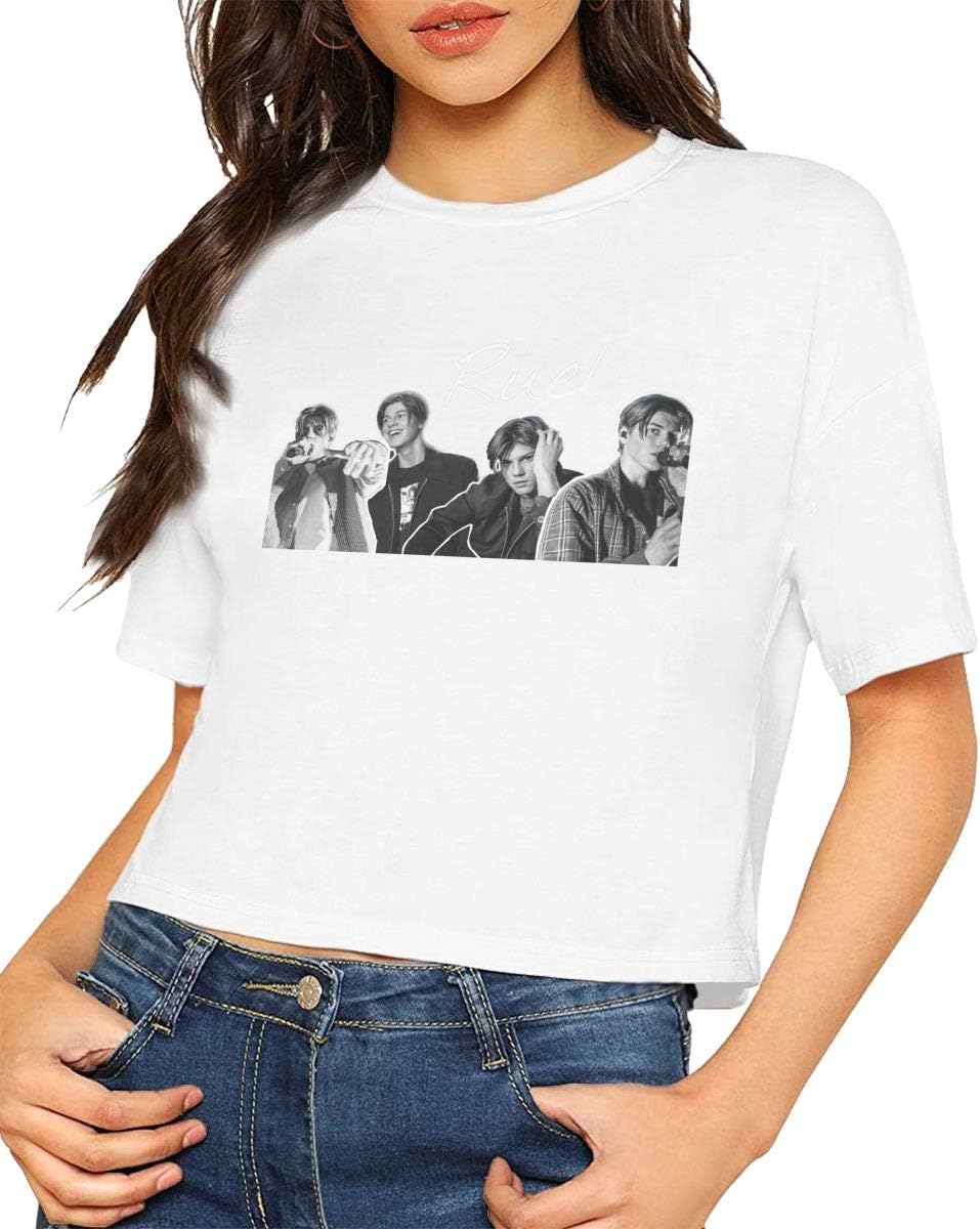 Ruel Shirt for Women in Summer T Short Sleeve Fashion Leisure Tee