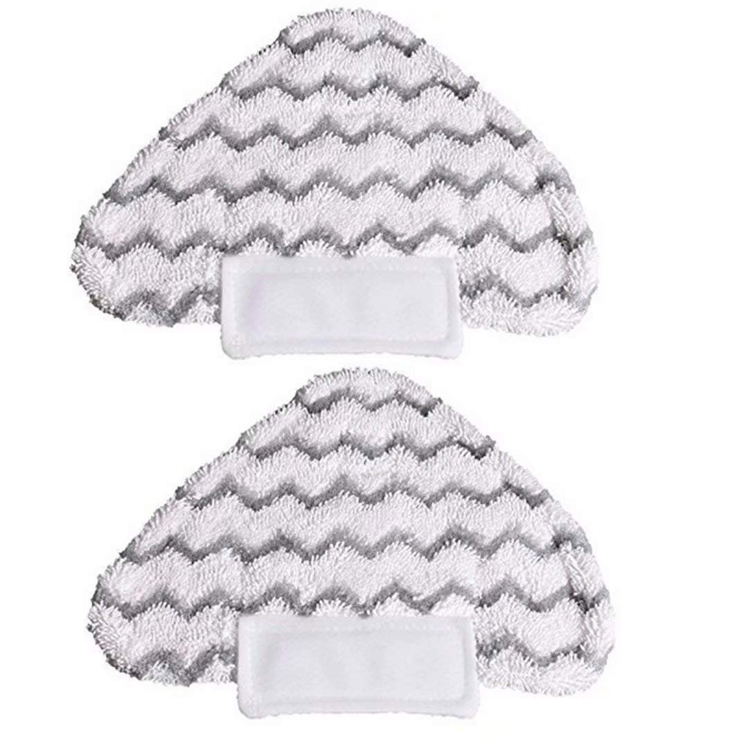 FirstDecor 2 Pack Touch-Free Triangle Microfiber Dirt Grip Mop Pad Replacement for Shark Lift-Away Pro/Genius Steam Pocket Mop System S3973 S3973D S5002 S5003 S6001 S6002 S6003