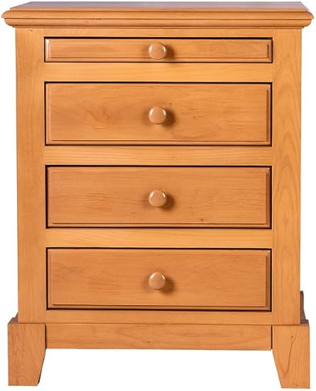 Amazon Com Forest Designs Shaker Three Drawer Nightstand W Pullout Tray 25w X 30h X 18d Honey Oak Furniture Decor