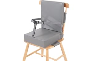 CZRRZL Toddler Booster Seat for Dining Table, 3 Point Harness Booster Seat for Table with Back, Kid/Child/Baby Booster Seat for Dining Table with Adjustable Straps, Non-Slip Travel Booster Seat for Chair