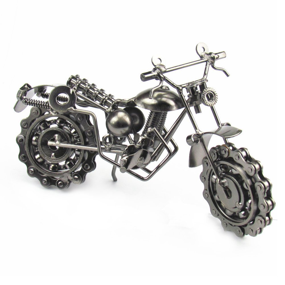 SwirlColor Motorcycle Models, Mens Boys Motorbike Accessories Motorcycle Craft for Decoration or Collection(type3)