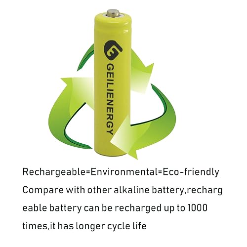 12-Pack AAA NiMH Rechargeable Batteries - 600mAh, 1.2V, For Solar Lights & More 3 thumbnail image