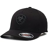 ARIAT M&F Western Products Flexfit Black Shield Cap Black S/M