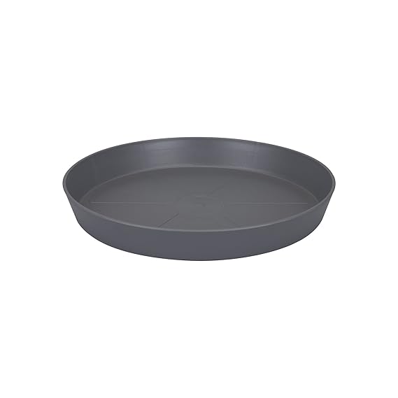 Elho Loft Urban Saucer Round 24 Anthracite Outdoor Ø 24.5 x H 3.3