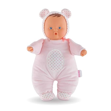 Corolle FBD09 - Babinours Spieluhr Mon Doudou, 30 cm, rosa