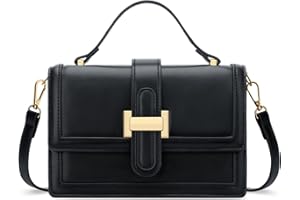 KKXIU Crossbody Bags for Women - Top Handle Purses for Lady, Leather Handbags Shoulder Clutch with Adjustable Shoulder Strap