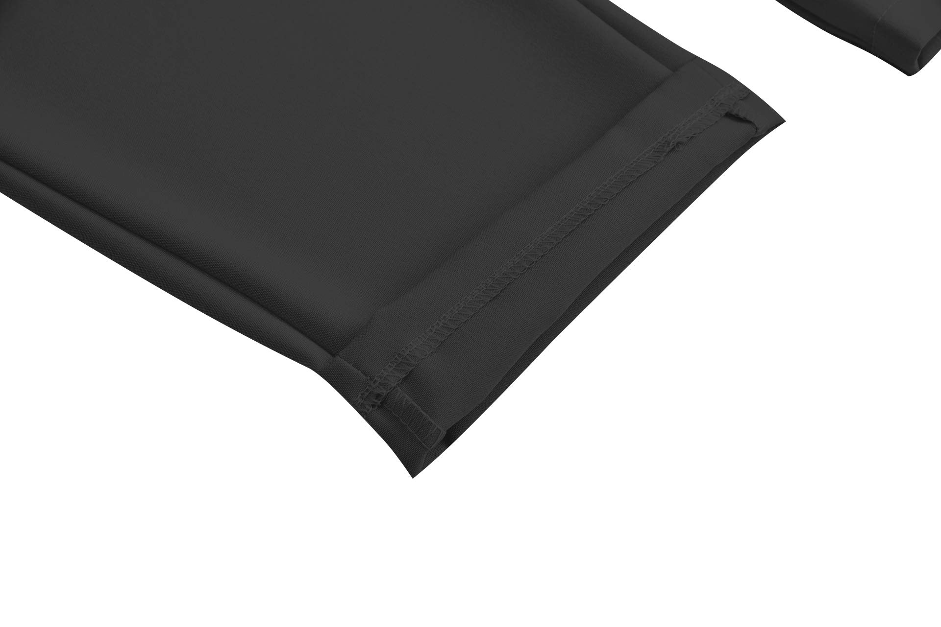 Womens Formal Dress Pants - Comfy Career Straights Leg Work Trousers with Belt Black US 14