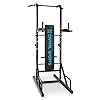 La torre multifunzione Capital Sports permette di effettuare <strong><b>flessioni, sollevamenti sulle braccia, dips, leg raises</b></strong> e molto altro ancora, consentendo in pratica di ottenere un allenamento intenso di ogni parte del corpo. Non solo, dispone infatti anche di una <strong><b>panca richiudibile</b></strong> per consentire di effettuare ogni tipologia di allenamento con i manubri. Grazie all’utilizzo di questa power tower avrete la possibilità di rinvigorire i muscoli, aumentare la massa muscolare, tonificare, rendere migliore la flessibilità e la coordinazione.

La struttura di questa power tower è realizzata in <strong><b>acciaio verniciato a polveri </b></strong>e risulta davvero molto stabile, robusta e resistente. La torre può essere <strong><b>regolata su tre diverse altezze</b></strong>, così da poterla adattare ad ogni statura. Sono presenti inoltre imbottiture con rivestimento in pelle sintetica.

Si tratta di una power tower <strong><b>richiudibile</b></strong> grazie a due maniglie, così che sia possibile riporla quando non viene utilizzata ed evitare che occupi spazio in modo eccessivo.

Struttura stabile per tutti gli atleti, comode imbottiture coperte con pelle sintetica.

Le dimensioni sono <strong><b>96x199x131 cm</b></strong>. Vi ricordiamo che la portata massima della power tower è di <strong><b>120 kg</b></strong>. Per i dips invece la portata massima è di 85 kg.