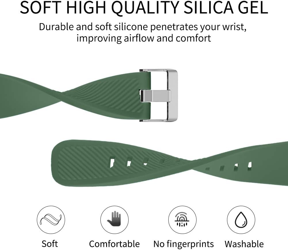 Vozehui Strap Compatible with Samsung Gear S3 Frontier & Classic/Galaxy Watch 46mm/Huami Amazfit 2/Huawei Watch GT & 2 Pro - Image 4