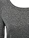 J.TOMSON Women's Long Sleeve Raglan Crewneck Tunic Sweatshirt & Hoodie