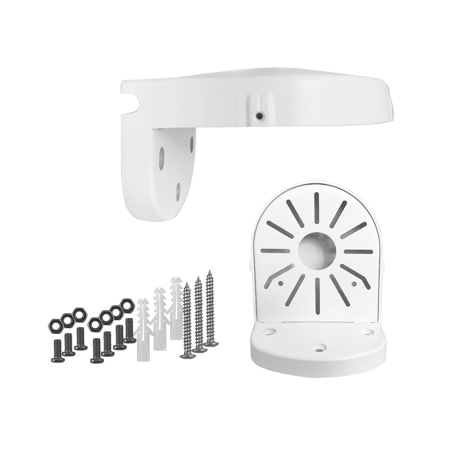 WiTi Universal Wall Mount Bracket for Dome Security Camera,Deep Base Junction Box Cable Management Mounting Case, Outdoor and Indoor CCTV IP Surveillance Cameras Holder