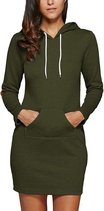 casual sweatshirt dress