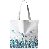 ignytiger Beach Tote Bag, Summer Tote Bag for Women, Summer Reusable Grocery Bags Shopping Bags