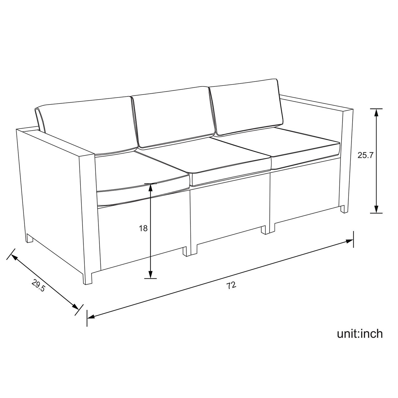 Steel Frame Beige Cushions Super Patio Outdoor Patio Furniture Set 3 Piece Patio Conversation Set 2 Armchair And 1 Armlesschiar 3 Piece Espresso Brown Conversation Sets