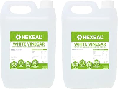 Hexeal White Vinegar 10L – 2 x 5L Food Grade Cleaning & Cooking