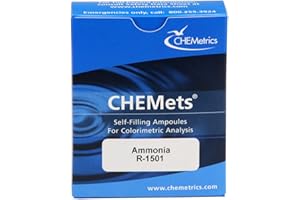 CHEMetrics R-1501 Ammonia 30 0-100 Refill Kit, UN1760