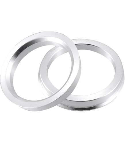 Circuit Performance Silver Aluminum Hub Centric Rings – 67.1mm To 57.1mm – Stop Wheel Vibrations & Perfect Fit - View #5
