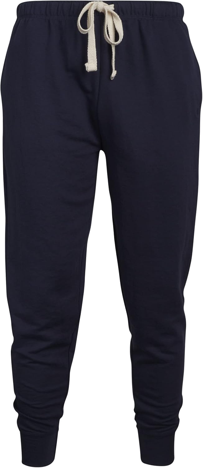 Lucky Brand Men's Knit Jogger Sleep Lounge Pants, Navy, XLarge