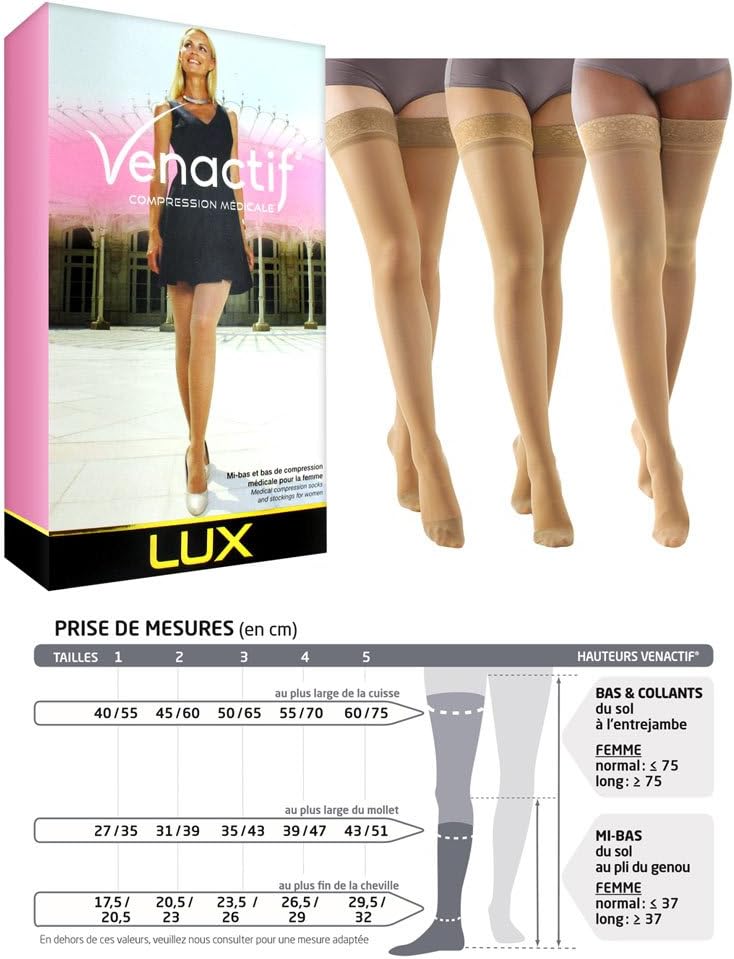 Gibaud Venactif Lux Contention Knee-High Sock Class 2 Golden - 2N