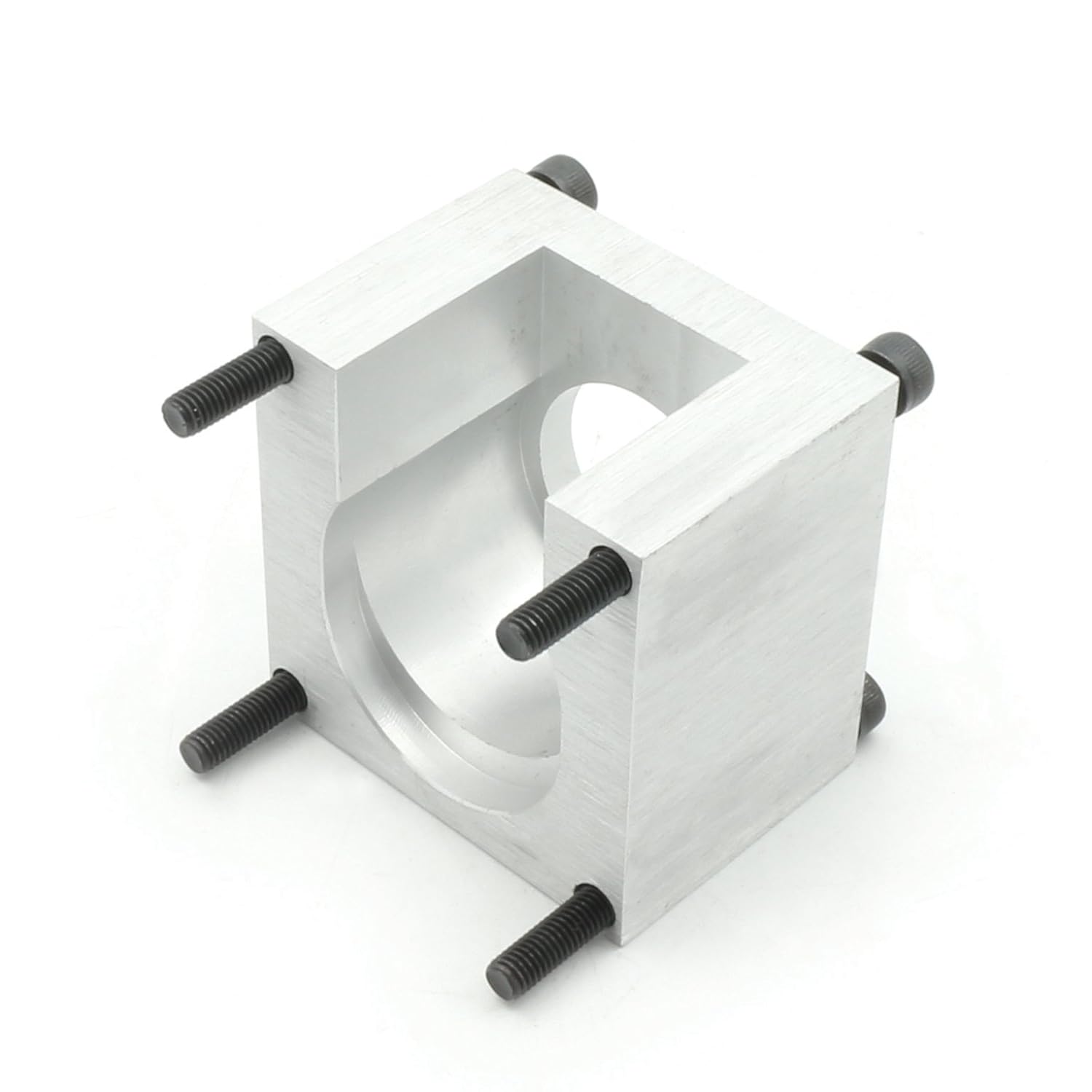 Nema23 Stepper Motor Mount Base 57 Stepping Motor Bracket Clamp Support Holder with 4pcs Installation Screws Aluminium Oxide for CNC Router Machine: Industrial & Scientific