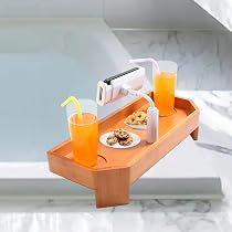 Hot Tub Tray, Hot Tub Drink Holder, Adjustable Hot Tub Table, Hot Tub Table Tray With 2 Cup Holders, Nonslip Heavy-Duty Hot Tub Shelf For Aboveground