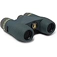 Nocs Provisions Standard Issue 8x25 Waterproof Binoculars, 8X Magnification, Bak4 Prism, Wide View Multi-Coated Lenses for Bird Watching, Hiking & Backpacking - Cypress Green II