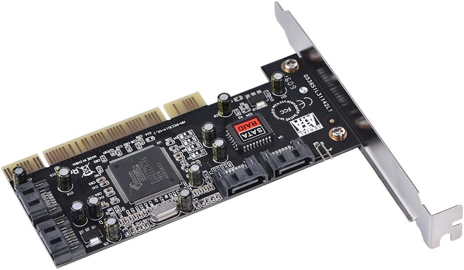 PCI Controller Card 1 Mode RAID 0 PCI to 4 Internal SATA Port 1.5Gbps