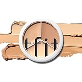 TFIT Multi-Use Pot Concealer - Triple Palette | High-Pigmented, Full Coverage & Crease-Proof | Korean Concealer for Dark Circles, Redness & Blemishes (01 Neutral, 0.52 Oz)