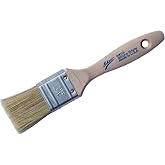 Ateco Pastry Brush, 1.5-Inch Wide Head with Natural White Boar Bristles, Stainless Steel Ferrule & Wood Handle