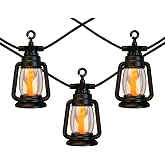 Backyard Fox Solar String Lights Outdoor Solar Light String Waterproof Patio Lights with 10 Shatterproof Bulbs