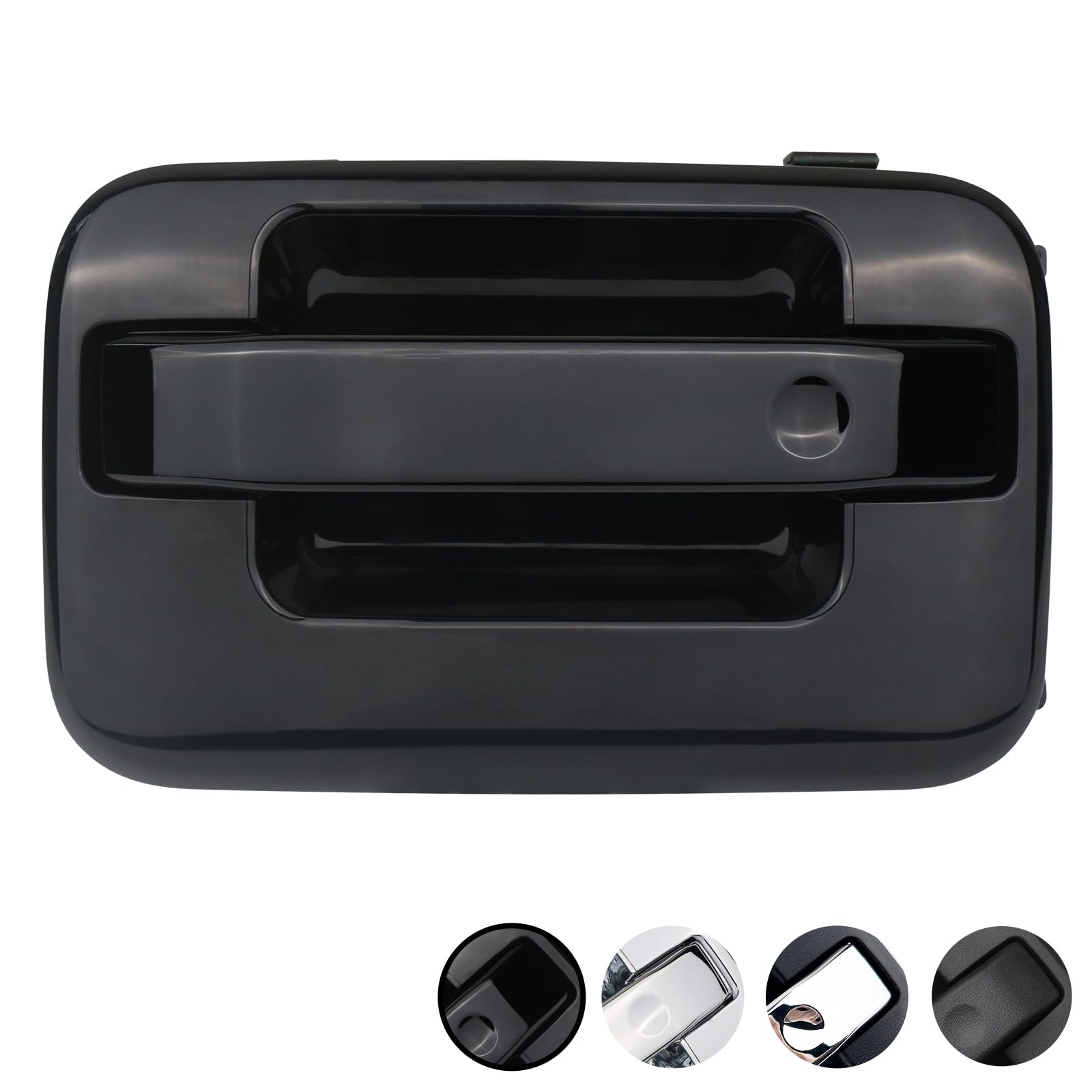 Photo 1 of *MINOR DAMAGE - USED*
TQPONLY Black Paintable Outside Door Handle | Rear Left Driver Side Compatible with 2004-2014 Ford F150,2006-2014 Lincoln Mark LT Truck | Exterior Handle Outer Door Part