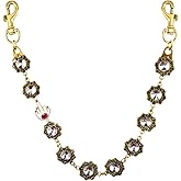 LSBDJDL Middle Finger Rhinestone Keychains Bag Charms Wallet Chain Purse Extender Chain For Purse Charms For Handbags