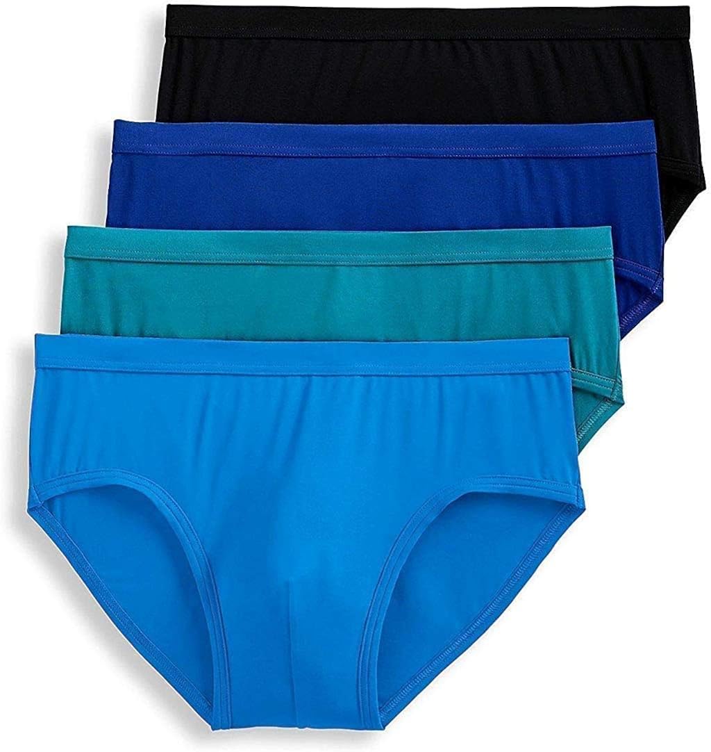 Jockey Life 4Pack Men's Fresh Microfiber Stretch LowRise Briefs