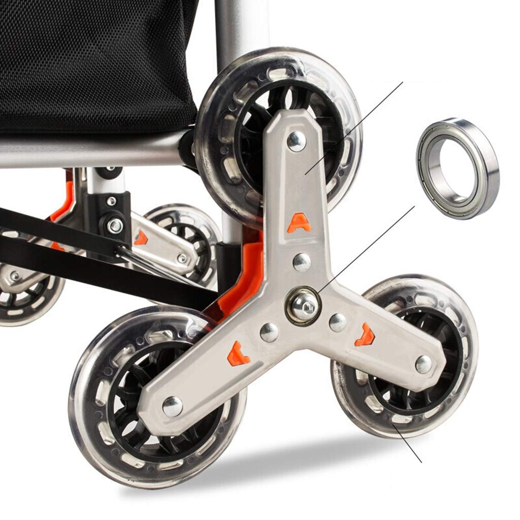 絶妙なデザイン 手押し車ph折りたたみ式トロリー 階段を登る 6