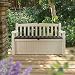 KeterEden Outdoor Resin All Weather Plastic Seating & Storage Bench primary