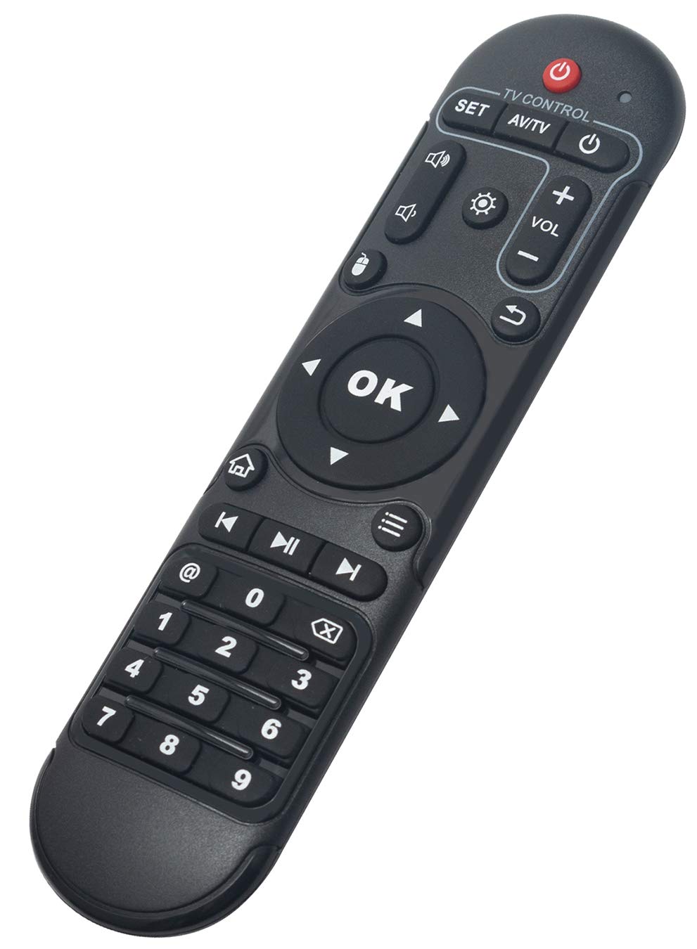 VINABTY X33-005 Replacement Remote Control Fit for Android TV Box Set-top Box MAXDIGI X1 PRO, X88 Pro, X96 Air