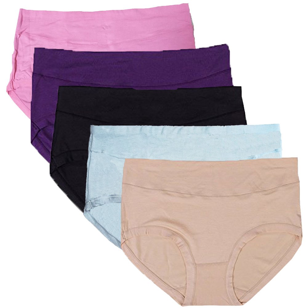 Buy Women's Bamboo Viscose Fiber Multi Pack Panties US Size SL/57 at